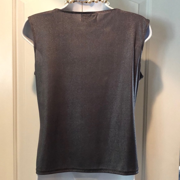 NWOT COLLECTION DB FANCY TOP, MEDIUM - Picture 4 of 7